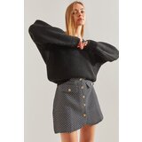 Bianco Lucci Women's V-Neck Knitwear Sweater Cene