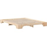  Krevetna konstrukcija Smeđa 160 x 210 cm Čvrsto borovo drvo | Eponuda.com