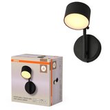 Osram led prigušiva zidna svetiljka decor kyoto LED/12W/230V crna | Eponuda.com