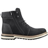 Rieker Gležnarji z vezalkami pegasto siva / črna | Shoptok.si