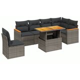  7-dijelni set vrtnih sofa sivi od poliratana | shoptok.hr
