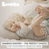 Sensillo Bambus pelene 3 kom dino zelena 70x80 | shoptok.hr