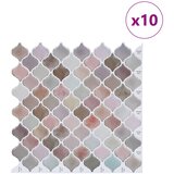  Lanturn ploča 10 pcs Bež 27 x 27 cm Poliuretan i PET | Eponuda.ba