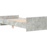  Okvir kreveta boja betona 90 x 190 cm od konstruiranog drva | Eponuda.ba