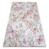 RugsX BAMBINO 61450 pralna preproga Metulji za otroke protizdrsna - krema / roza 120x170 cm, (5000359135) | Shoptok.si