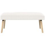  Klupa Jednobojno Krem 110 x 40 x 46 cm Bouclé | shoptok.hr