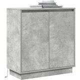  LED komoda za Betonska siva 71 x 34,5 x 75 cm | shoptok.hr
