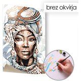  Slikanje po številkah AFRIČANKA - Level Medium (set za) | Shoptok.si