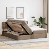  Krevet s od storage s madracem Kapućino 180 x 200 cm Lažna koža | shoptok.hr