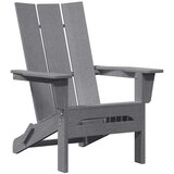  Sklopiva Adirondack stolica Svijetlo siva 80,5 x 74,5 x 92 cm | shoptok.hr