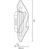  LED zidno svetlo LARGO LED/8W/230V zlatno | Eponuda.com