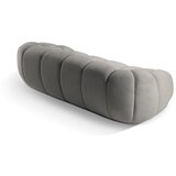 Micadoni Home Svijetlo siva baršunasti sofa 254 cm Diana – | shoptok.hr