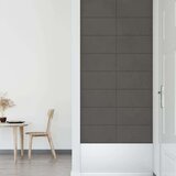  Zidne ploče baršunaste 12 kom tamnosivi 60 x 30 cm 2 16 m² | shoptok.hr