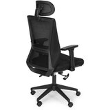 Modern Home ergonomska uredska stolica s okretnim mehanizmom i podesivom visinom – crna | shoptok.hr
