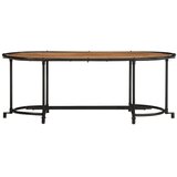  Stolić za kavu 110 x 55 x 40 cm od masivnog bagremovog drva Smeđa | Shoptok.si