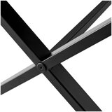 Hammel Furniture Crni proširiv blagovaonski stol s crnom pločom stola 90x165 cm Meza – | shoptok.hr