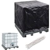 vidaXL IBC pokrivalo za zbiralnik vode z 8 obročki 116x100x120 cm, (20580852) Cene