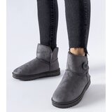 Gemre Gray short insulated snow boots Snyder | shoptok.hr