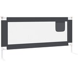  Sigurnosna ograda za dječji krevet tamnosiva 190x25 cm tkanina | Eponuda.com