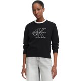 Calvin Klein Jeans Puloverji LV047G322G Črna Cene
