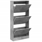 vidaXL Omarica za čevlje betonsko siva 60x21x125,5 cm inženirski les, (21025015) | Shoptok.si