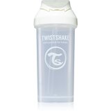Twistshake Straw Cup White steklenička s slamico 6m+ 360 ml Cene