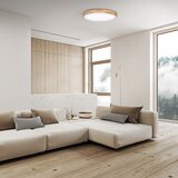 solight WO8010- LED prigušiva svetiljka SOLID OAK LED/60W/230V 3000-6500K prečnik 51 cm+daljinski upravljač | Eponuda.com