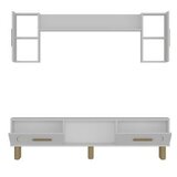 Hanah home tv polica yosun bohem white sapphire oak | ePonuda.com