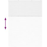 vidaXL Zavjesa za prozor sa zavjesama Ostalo Bijela 155 x 220 cm Aluminij | shoptok.hr