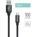 COLORWAY USB Type-C Kabel 2.1A 1M Crni | shoptok.hr