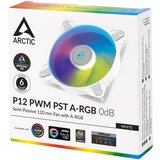 Arctic P12 PWM PST A-RGB White Ventilator Cene