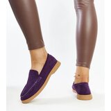 Gemre Purple Suede Oxfords Rumay | shoptok.hr