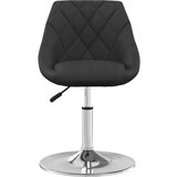 vidaXL Vrtljivi jedilni stoli 4 kosi črn žamet | Shoptok.si