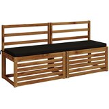  Jastučić za klupu SOEST 100% poliester Crna 150 x 40 x 5 cm | shoptok.hr
