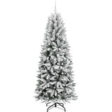 vidaXL Umestno božično drevo med 300 LED Bela 78 x 78 x 210 cm | Shoptok.si