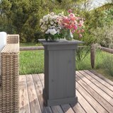 vidaXL Stalak za cvijeće sivi 40 x 40 x 60 cm od masivne borovine Cijene