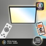 BRILONER 7060-015 - LED prigušiva panel SLIM 22W/230V 42x42 cm crna Wi-Fi Tuya + daljinski upravljač | Eponuda.com