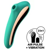 SATISFYER AIR Klitoralni Stimulator Satisfyer Dual Kiss Green