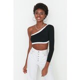 Trendyol Black Crop One-Shoulder Knitwear Blouse | Eponuda.ba