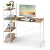  Računalni stol MAX 4.0 - Sonoma / Bijele noge | shoptok.hr