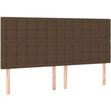  Box spring postelja z vzmetnico temno rjava 160x200 cm blago, (20899134) | Shoptok.si