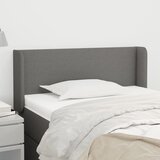 vidaXL Vzglavje z ušesi temno siv 83x16x78/88 cm blago Cene