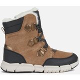 Geox Light Brown Girls' Ankle Boots Flexyper AB - Girls | Shoptok.si