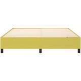  Okvir za krevet s oprugom zeleni 160x200 cm od tkanine Slike