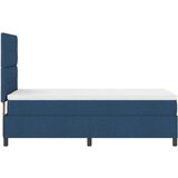 Box Postelja z vzmetnico modra 90x200 cm tkanina, (22083628) | Shoptok.si
