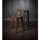  meda furniture takai set pomoćnih stočića od orahovine – visoki set 45cm i 60cm | Eponuda.com