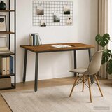  140 x 70 x 75 cm Čvrsto drvo akacije Prirodna i kava Pravokutni | shoptok.hr