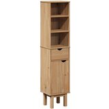 Maison Chic Kopalniška omarica - Kopalniški kabinet OTTA 35x30x159 cm trdna borovina, (21794625) Cene