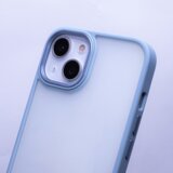 Satin silikonski ovitek za iPhone 14 Plus 6.7 - prozorno moder | Shoptok.si