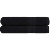  Ručnici FROGN 2 kom crni 100x200 cm 360 g/m² | shoptok.hr